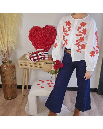 CHEMISE ORANGETTE