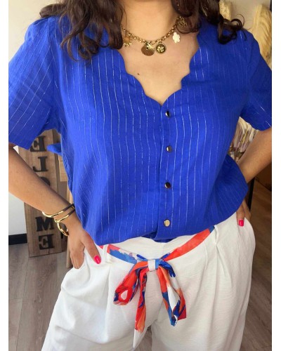 BLOUSE MARINE