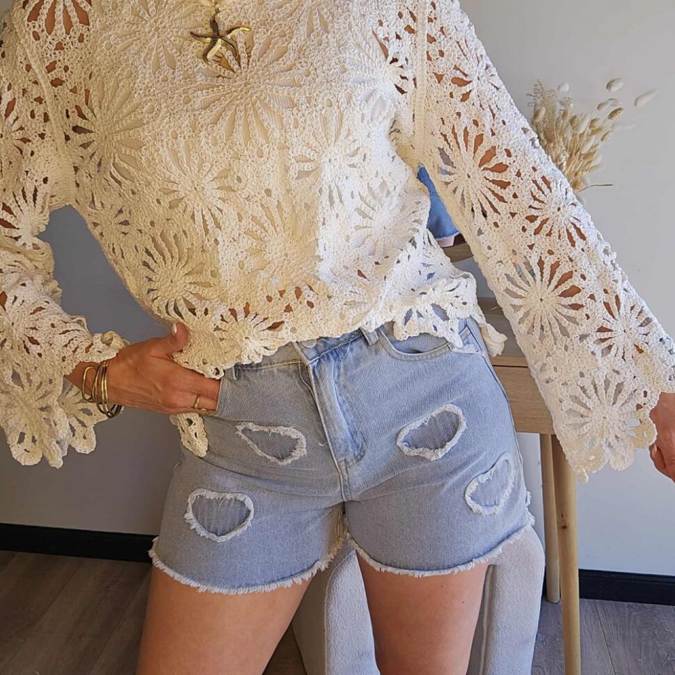 Short en jean