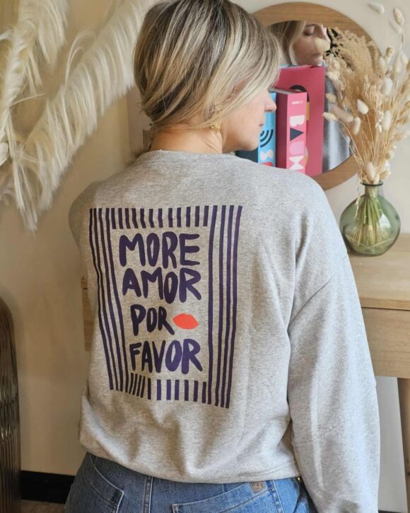 Sweat femme MORE AMOR POR FAVOR