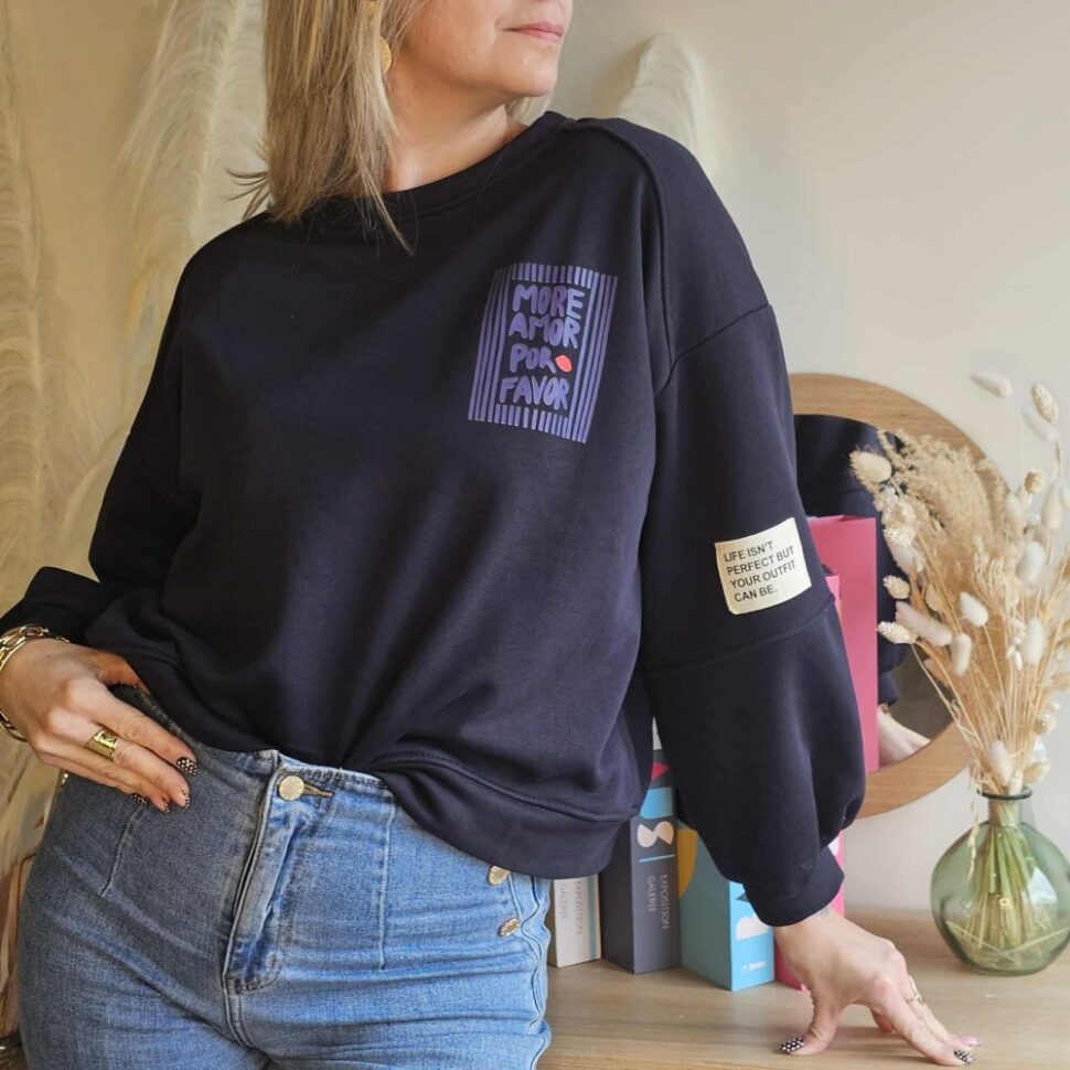 SWEAT FEMME CASUAL CHIC AUTOMNE 2025