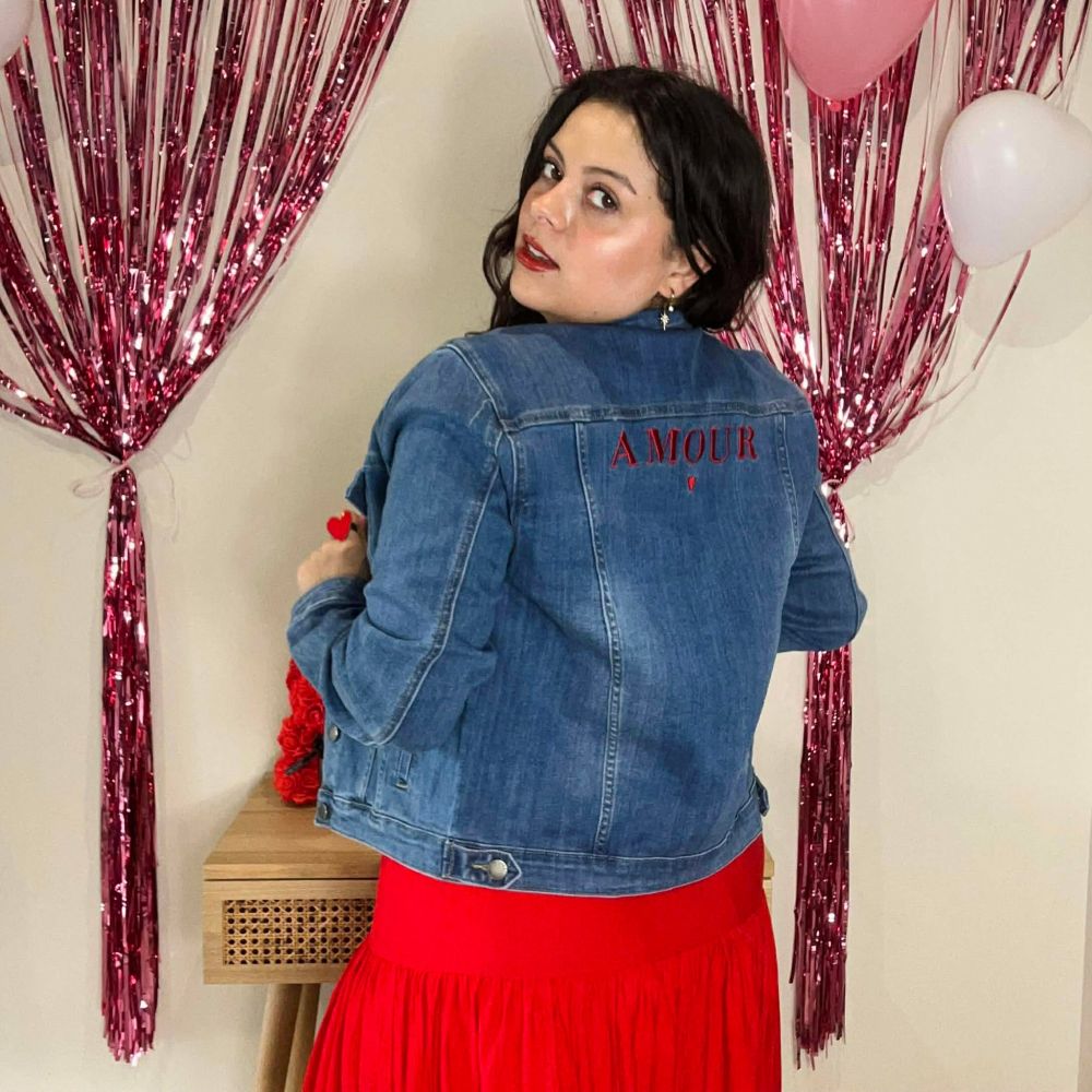Veste en jean AMOUR – Image 4
