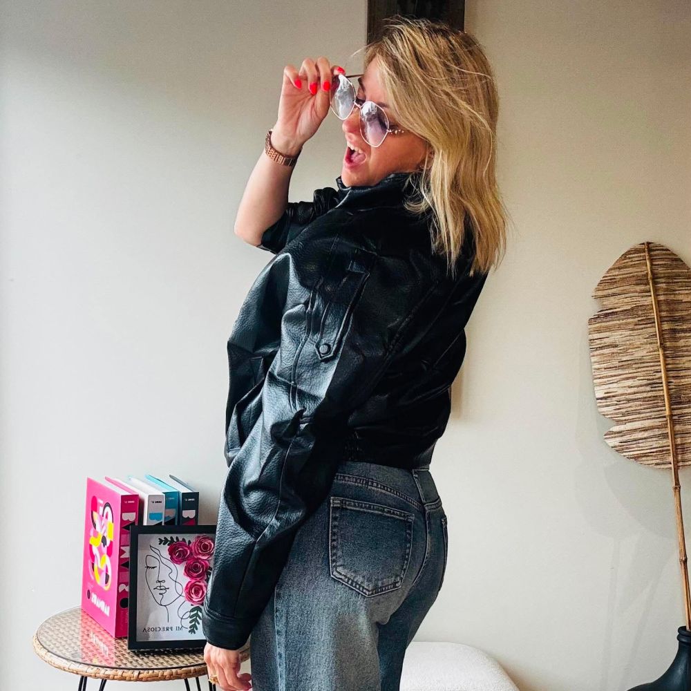 Veste femme rock simili cuir tendance 2026